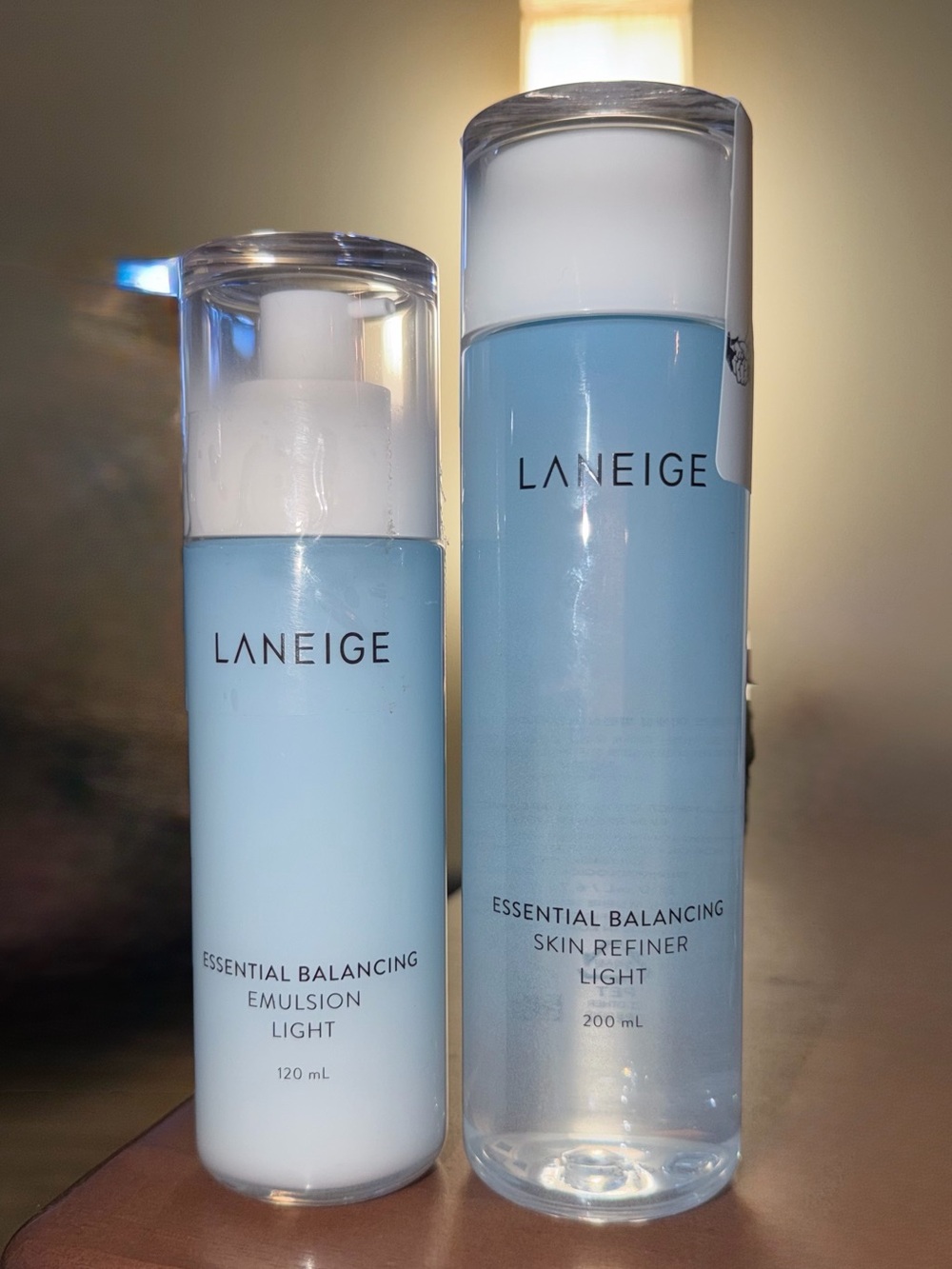 LANEIGE  Essential Balancing Emulsion & Skin Refiner Duo. (BOTH) MSRP $60